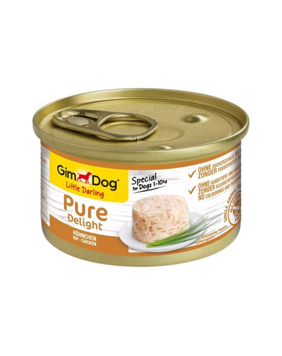 GIMDOG Pure Delight 85 g uzupełniająca mokra karma dla dorosłych psów małych ras