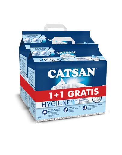 CATSAN Extra Fresh 5l żwirek bentonitowy dla kota 1+1 GRATIS