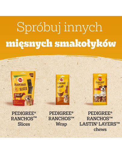 PEDIGREE Ranchos Originals 70g - przysmak dla psów z wołowiną