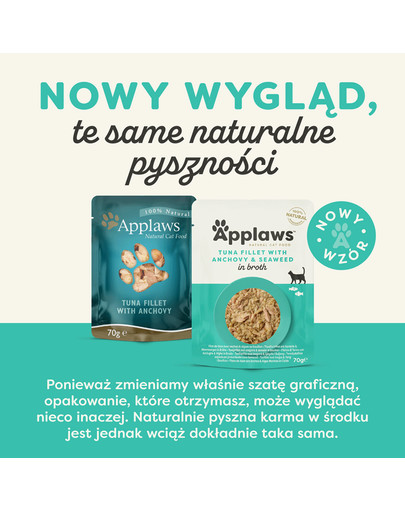 APPLAWS Cat Adult Pouch in Broth saszetka w bulionie 70 g dla dorosłych kotów