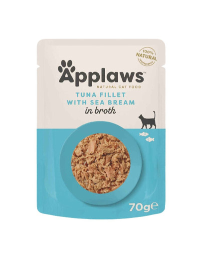 APPLAWS Cat Adult Pouch in Broth saszetka w bulionie 70 g dla dorosłych kotów