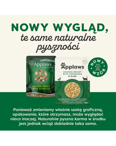 APPLAWS Cat Adult Pouch in Broth saszetka w bulionie 70 g dla dorosłych kotów