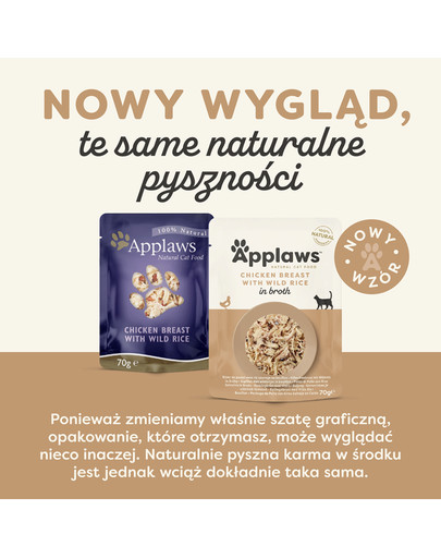 APPLAWS Cat Adult Pouch in Broth saszetka w bulionie 70 g dla dorosłych kotów