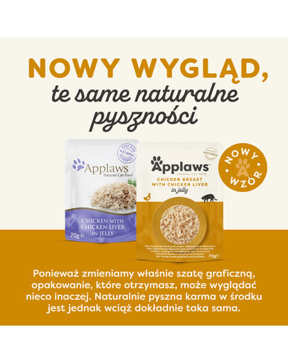 APPLAWS Cat Adult Pouch in Jelly saszetka w galaretce 16x70 g dla dorosłych kotów