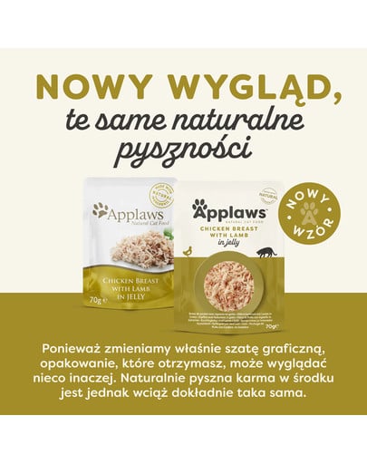 APPLAWS Cat Adult Pouch in Jelly saszetka w galaretce 70 g dla dorosłych kotów