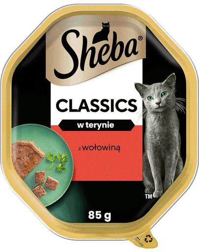 Classics 85gx22 z Wołowiną - mokra karma dla kotów w pasztecie