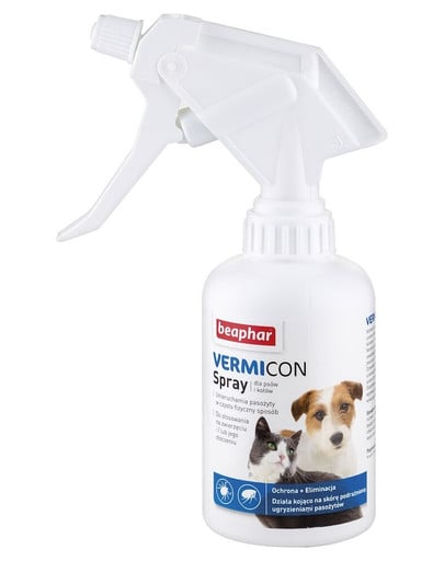 Vermicon Spray na kleszcze i pchły dla psa i kota 250 ml