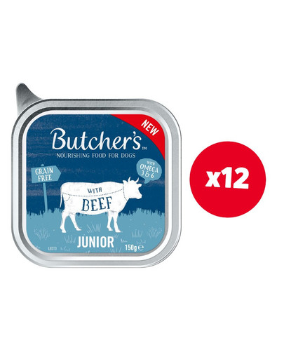 BUTCHER'S Original Junior 12x150g pasztet dla szczeniąt