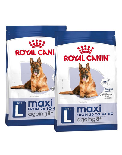 ROYAL CANIN Maxi Ageing 8+ 30 kg (2 x 15 kg) sucha karma dla psów dojrzałych ras dużych, powyżej 8 roku życia