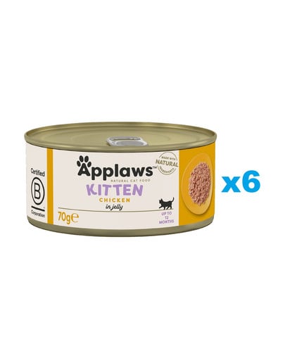 APPLAWS Cat Adult in Jelly puszka w galarecie 6x70g dla dorosłych kotów