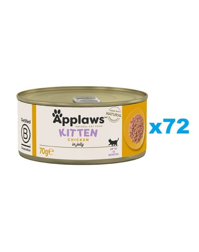 APPLAWS Cat Adult in Jelly puszka w galarecie 72x70g dla dorosłych kotów