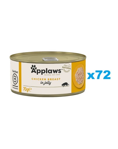 APPLAWS Cat Adult in Jelly puszka w galarecie 72x70g dla dorosłych kotów