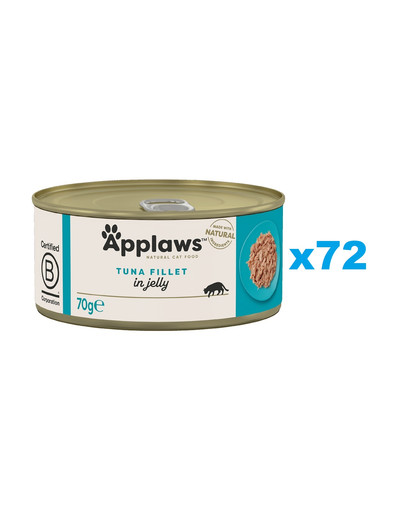 APPLAWS Cat Adult Tuna Fillet in Jelly tuńczyk w galarecie 72x70g
