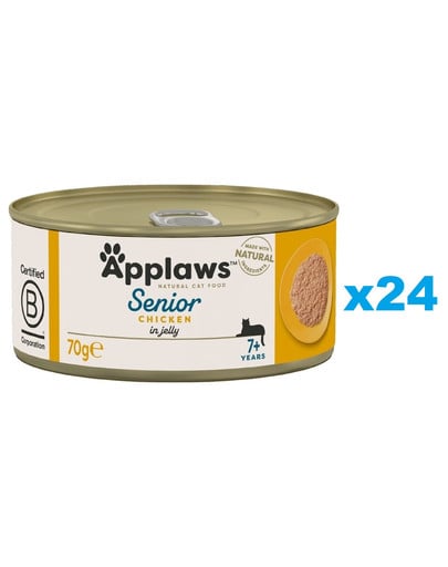 APPLAWS Cat Senior in Jelly puszka w galarecie 24x70g dla starszych kotów