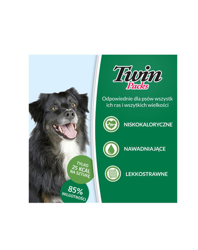 INABA Dog Twin Packs karma uzupełniająca w bulionie dla psów 24x40 g