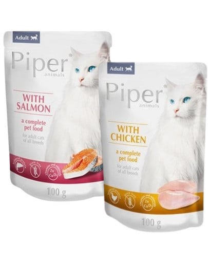 PIPER Animals Cat Mix smaków saszetki dla kotów 24x100 g