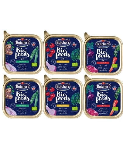 BUTCHER'S Bio Foods pasztet 6 x 150 g karma dla dorosłych psów