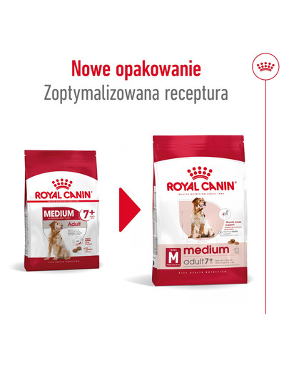 ROYAL CANIN Medium adult 7+ 10 kg sucha karma dla psów powyżej 7 roku życia, ras średnich