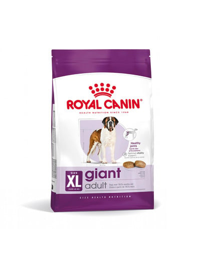 ROYAL CANIN Giant adult 15 kg + 3 kg karma sucha dla psów dorosłych, od 18/24 miesiąca życia, ras olbrzymich