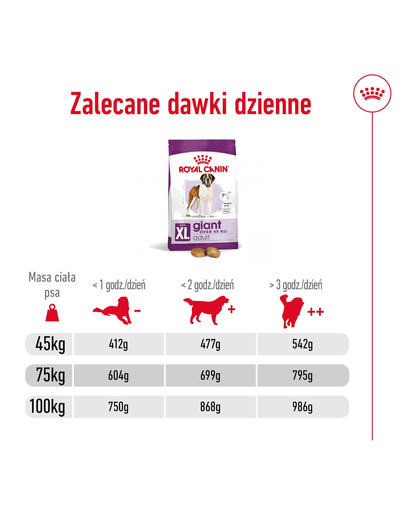 ROYAL CANIN Giant adult 15 kg + 3 kg karma sucha dla psów dorosłych, od 18/24 miesiąca życia, ras olbrzymich