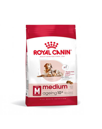 ROYAL CANIN Medium Ageing 10+ 15 kg karma sucha dla psów dojrzałych po 10 roku życia, ras średnich