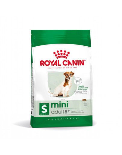 ROYAL CANIN Mini Adult 8+ 4 kg karma sucha dla psów starszych od 8 do 12 roku życia, ras małych