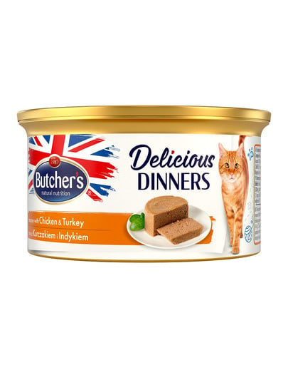 BUTCHER'S Classic Delicious Dinners 85 g mus dla kota