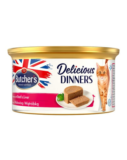 BUTCHER'S Classic Delicious Dinners 85 g mus dla kota