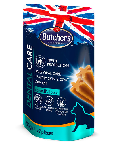 Butcher's Dental Care for Mini Dogs 56g przysmaki denstystyczne dla psów ras miniaturowych