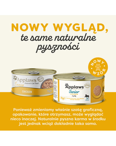 APPLAWS Cat Senior in Jelly puszka w galarecie 70g dla starszych kotów