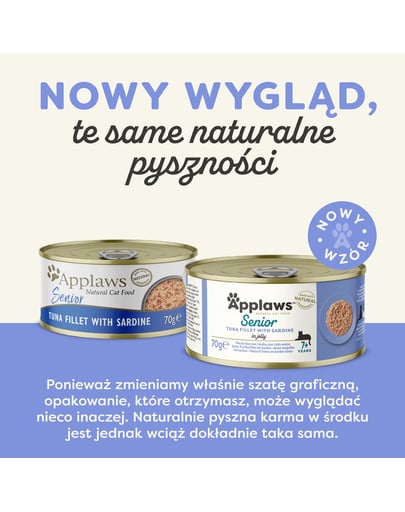 APPLAWS Cat Senior in Jelly puszka w galarecie 70g dla starszych kotów