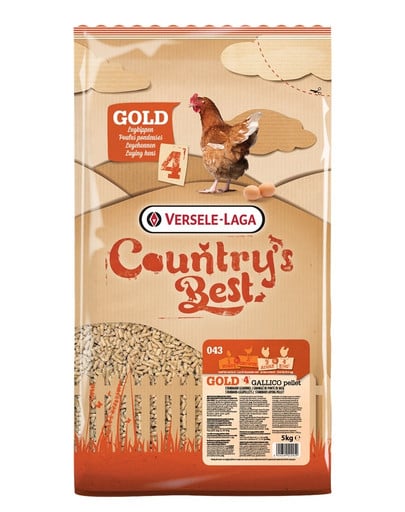 Country's Best Gold 4 Gallico Pellet 5kg granulat dla niosek