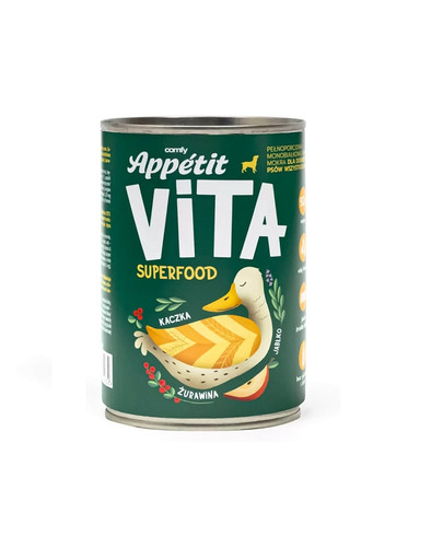 COMFY APPETIT VITA Superfood 400g monoproteinowa karma dla psów