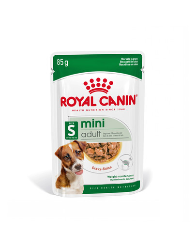 ROYAL CANIN Mini Adult karma mokra w sosie dla psów dorosłych, ras małych 85 g