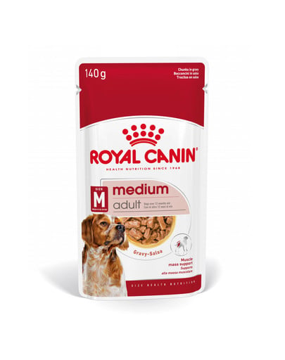 ROYAL CANIN Medium Adult karma mokra w sosie dla psów dorosłych ras średnich