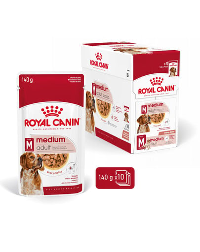 ROYAL CANIN Medium Adult karma mokra w sosie dla psów dorosłych ras średnich