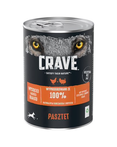 CRAVE puszka 400g mokra karma bezzbożowa dla dorosłych psów