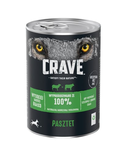 CRAVE puszka 400g mokra karma bezzbożowa dla dorosłych psów