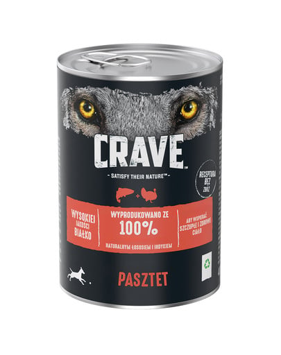 CRAVE puszka 400g mokra karma bezzbożowa dla dorosłych psów