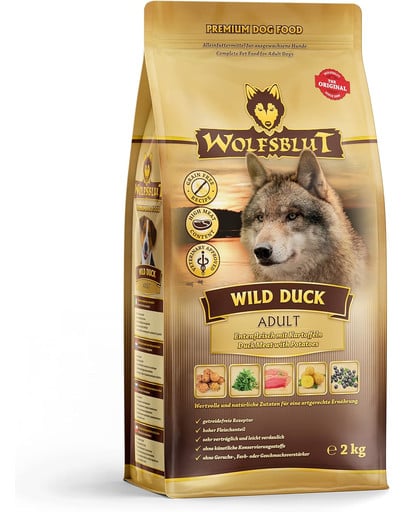 WOLFSBLUT Wild Duck Senior sucha karma dla starszych psów z kaczką i ziemniakami 12,5 kg