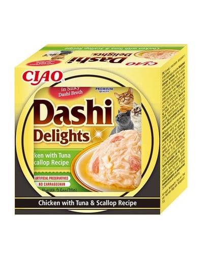 INABA Cat Dashi Delights mokra karma w bulionie dla kotów 70 g