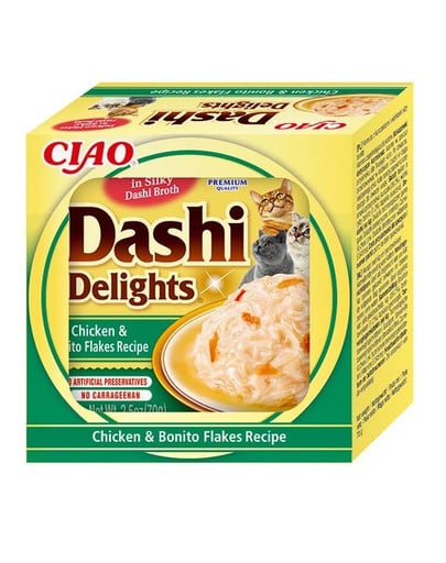 INABA Cat Dashi Delights mokra karma w bulionie dla kotów 70 g