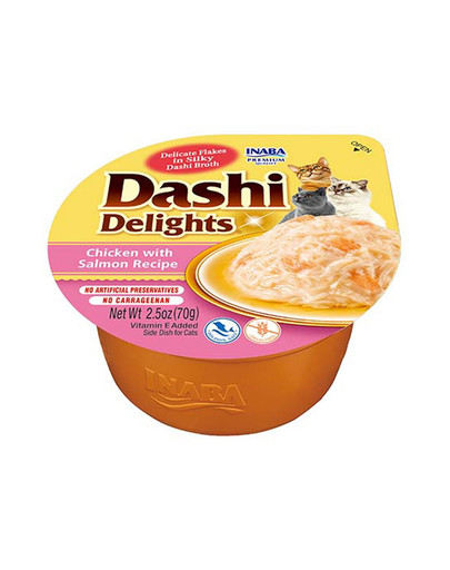 INABA Cat Dashi Delights uzupełniająca mokra karma w bulionie dla kotów 6x70 g