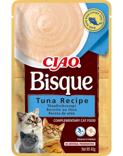 INABA CIAO Bisque kremowa zupa dla kotów 12x40g