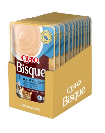 INABA CIAO Bisque kremowa zupa dla kotów 12x40g