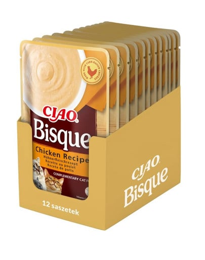 INABA CIAO Bisque kremowa zupa dla kotów 12x40g