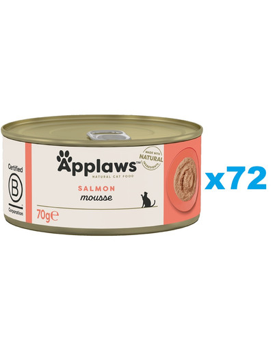 APPLAWS Cat Mousse Tin 72x70 g karma mokra dla kota