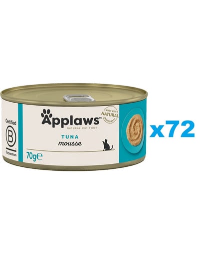 APPLAWS Cat Mousse Tin 72x70 g karma mokra dla kota