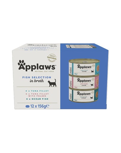 APPLAWS Selection Multipack w sosie własnym dla kotów 12x156g