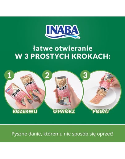 INABA Dog Twin Packs karma uzupełniająca w bulionie dla psów 2x40 g